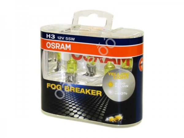 Лампа Osram H3 12V55W Pk22s  FOG BREAKER EURO