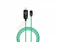 USB кабель Type-C, Светящийся Ёлки, 1м, 2.4А, с LED подсветкой BY