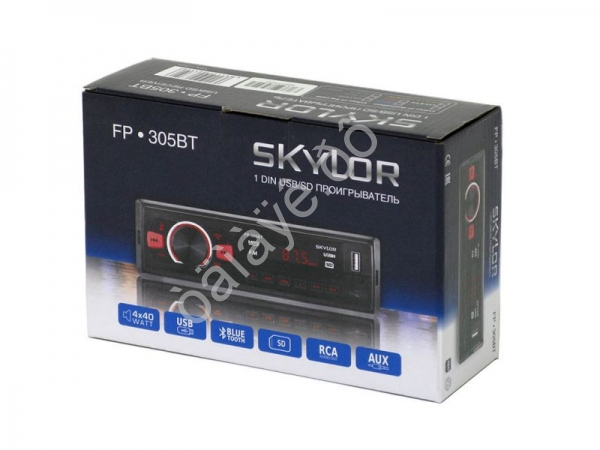 Автомагнитола SKYLOR FP-305 4x40 Bluetooth (USB без CD) 1/20