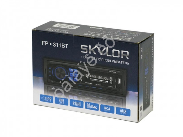 Автомагнитола SKYLOR ВТ-311 4x45 Bluetooth (USB без CD) 1/20