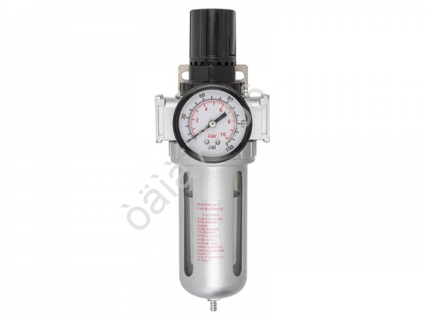Фильтр-регулятор с индикатором давления для пневмосистем 1/2"(10Мк, 1900 л/мин, 0-10bar,раб. темпера Forsage
