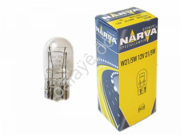 Лампа Narva W21-5W W3x16d 12V 17919 1/10/200