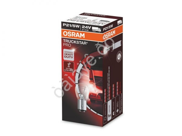 Лампа Osram P24V/21/5W BAY 15d TRUCKSTAR PRO
