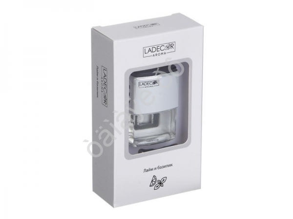 Освежитель воздуха "LADECОR" парфюм на дефлектор, Лайм-базилик