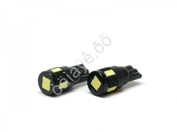 Светодиод Т10 - 6SMD 5630 белый 1/10/100_ Светодиод Т10 - 6SMD 5630 белый 1/10/100_