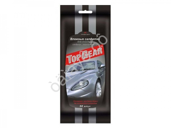 Салфетки влажные Top Gear для стекла /1/32
