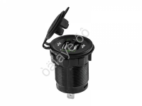 АЗУ врезной с 2хUSB, QC3.0 3A