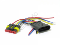 Колодка 5 контактов, герметичная МРГ-001-5-1.5 /10