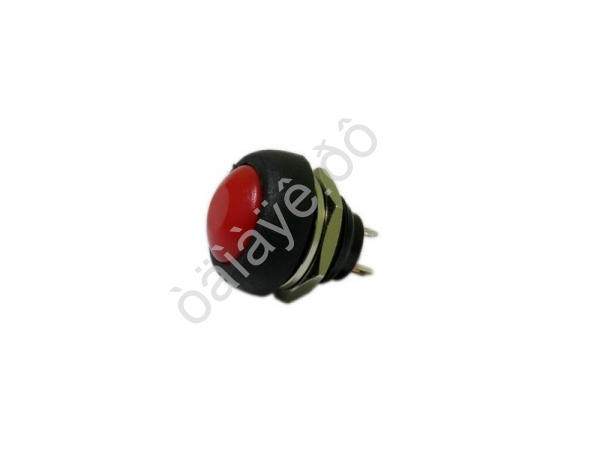 Кнопка 250v 1A(2c) ON-(OFF) без фиксации красная Micro (PBS-33B)/10