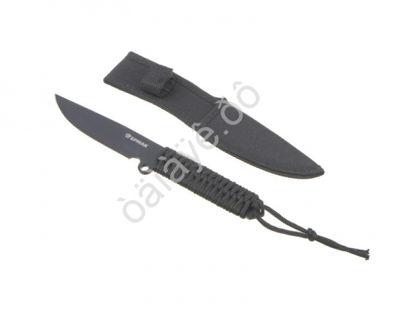 Нож туристический "ЕРМАК" оплетка темляк, 24см, нерж. cталь