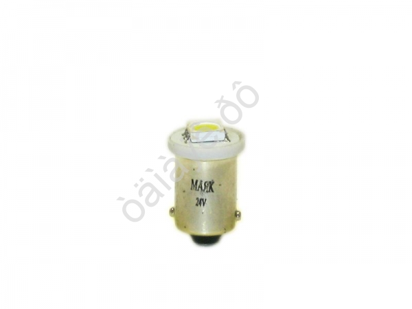 Светодиод 24V T 8  1SMD BA9S WHITE "Маяк"/10