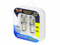 Светодиод 12V T25/5 45SMD(2016) BAY15d WHITE (2шт.) 12VT25/5/ORP/CAN14/2BL
