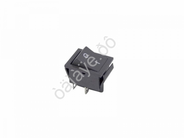 Переключатель 250V 15A (4c) ON-OFF черный/10