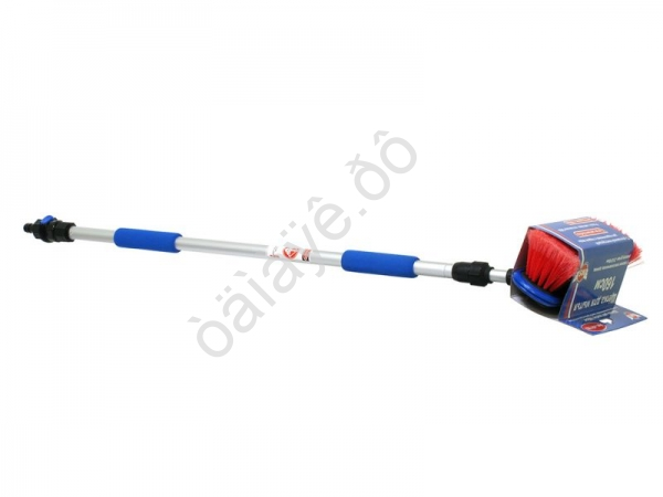 Щетка  для мытья 105-160см с краном телескоп.,прямая.диам. 21,6/18мм "М5" 1/12_