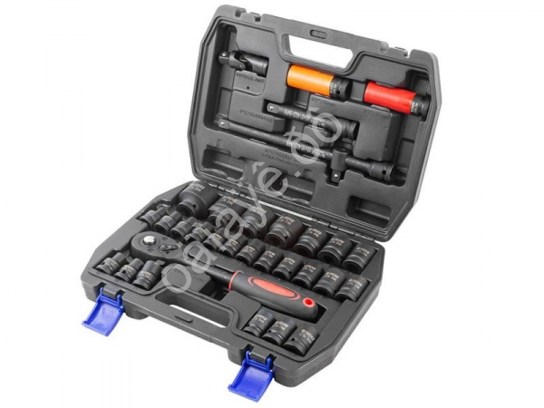 Набор инструментов ударных 32пр.1/2"( 6-гр: 8-32мм, 12гр: 10,12,14,15,17,19,36ммCr-Mo) Forsage