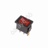 Переключатель 250V 6А (3с) ON-OFF красный с подсветкой Mini (RWB-206, SC-768) REXANT
