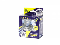 Лампа МАЯК ULTRA H4 12V 60/55W P43t White Vision+150%