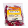 Клемма с изол. кольцо REXANT Ø5,3мм (100шт) Клемма с изол. кольцо REXANT Ø5,3мм (100шт)