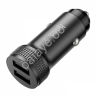 АЗУ в прикуриватель  2хUSB 2.0, черный HOCO Z49 (13шт в уп) Hoco