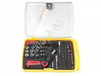 Набор отверток реверсивных поворотных для ювелирных и точных работ, с комплектом бит и головок (90пр BaumAuto