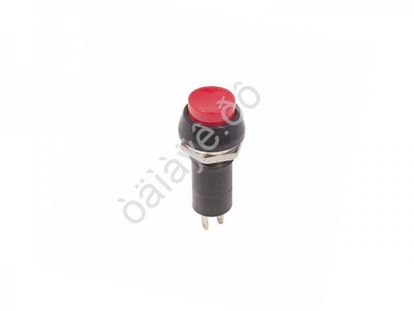 Кнопка 250v 1A(2c) ON-(OFF) красна1/10