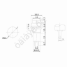 Кнопка 250v 1A(2c) ON-(OFF) красна1/10