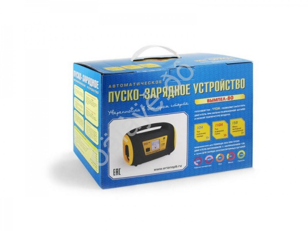 Зарядное устройство Вымпел-80 автономное пуско-заряд, 110А/12А, 12В, автомат