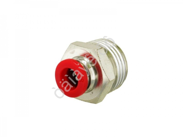 Фитинг цанговый прямой PU 1/2 х 8 mm наруж. резьба