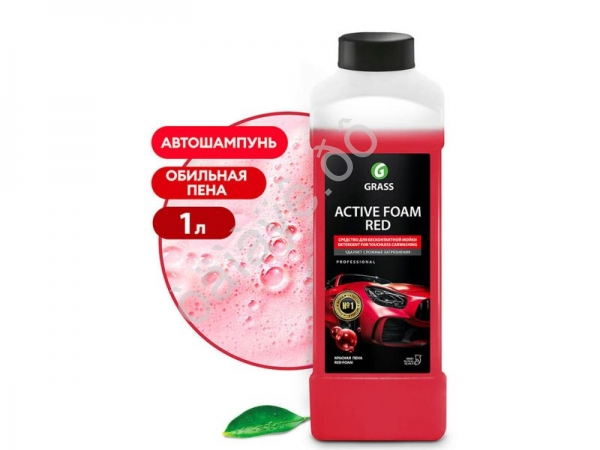Автошампунь, активная пена "Active Foam Red" (канистра 1л) GRASS /1/12