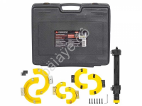 Стяжка пружин с 3-мя парами захватов и пластиковыми накладками, 7пр.(раб. диапазон:80-317мммм, диаме Forsage