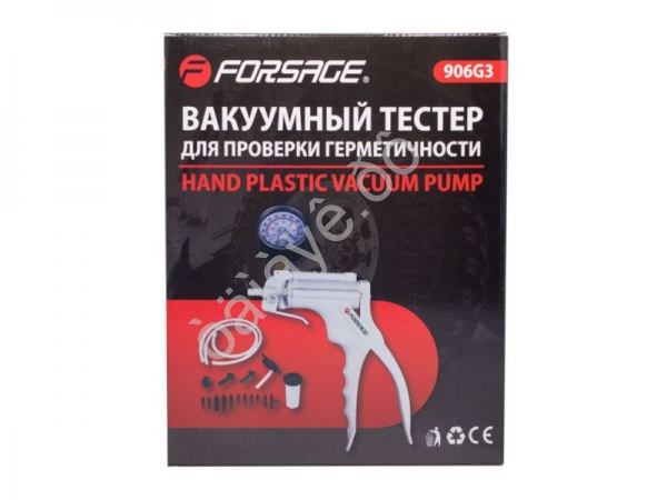 Тестер для проверки герметичности систем (вакуум -1 - 0 bar) Forsage
