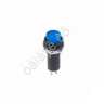 Кнопка 250v 1A(2c) ON-(OFF) синяя1/10 Кнопка 250v 1A(2c) ON-(OFF) синяя1/10