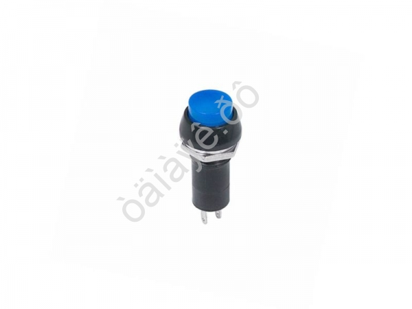 Кнопка 250v 1A(2c) ON-(OFF) синяя1/10
