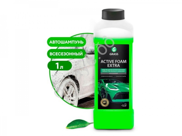Автошампунь, активная пена "Active Foam Extra" (канистра 1 л) GRASS /1/12