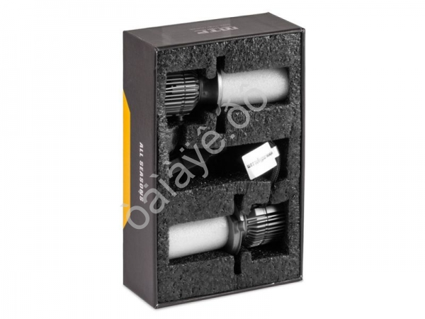 Светодиодные лампы MTF Light, серия ALL SEASONS LED, H4/H19, 30W, 2500lm, 3000K, кулер, комплект.