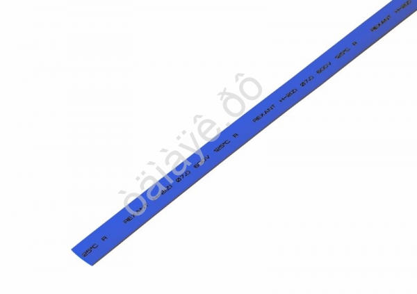 Термоусадочная трубка  7мм REXANT синяя (50м) 1/20