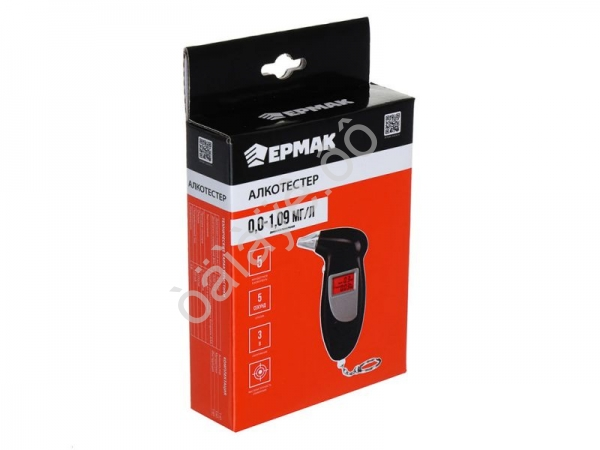 Алкотестер 5 мундштуков в комплекте ЕРМАК