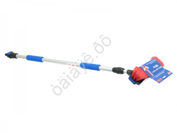 Щетка  для мытья 105-160см с краном телескоп.скругленная, 21,6/18мм "М5"1/12_