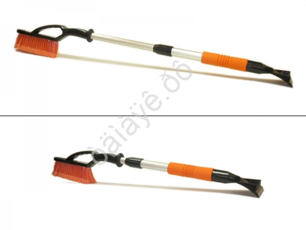Щетка  для снега телескопич. со скребком  84-114см, "М5" 1/12_