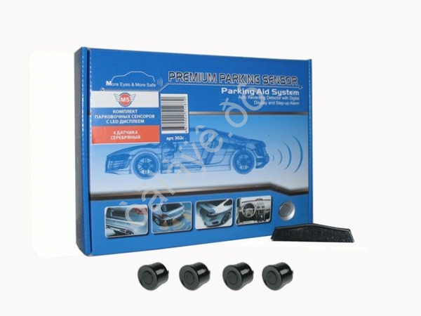 Сенсор парковочный (парктроник) "М5" PZ302 черный 1/20_ Сенсор парковочный (парктроник) "М5" PZ302 черный 1/20_