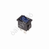 Переключатель 250V 6А (4с) ON-OFF синий с подсветкой Mini (RWB-207, SC-768) REXANT