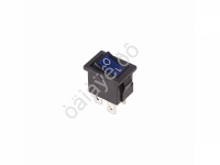 Выключатель клавишный 250V 6А (4с) ON-OFF синий с подсветкой Mini (RWB-207, SC-768) REXANT