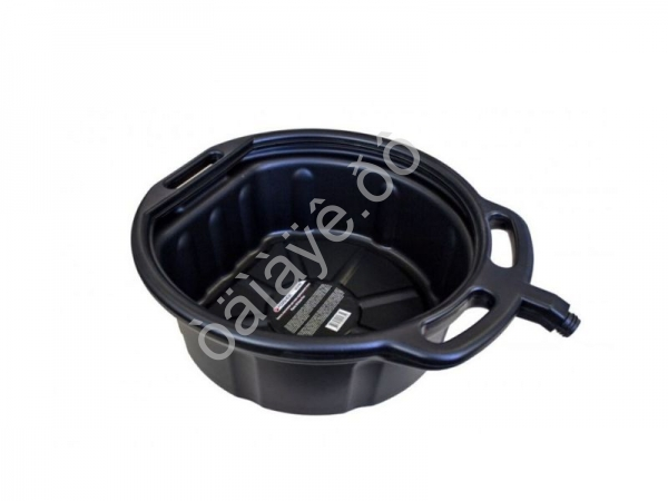 Таз пластмассовый для слива отработанного масла, 16л Forsage