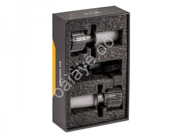 Светодиодные лампы MTF Light, серия ALL SEASONS LED, H7/H18, 30W, 2500lm, 3000K, кулер, комплект.
