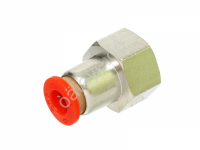 Фитинг цанговый пластик PU 1/4 х 6 mm внутр. резьба