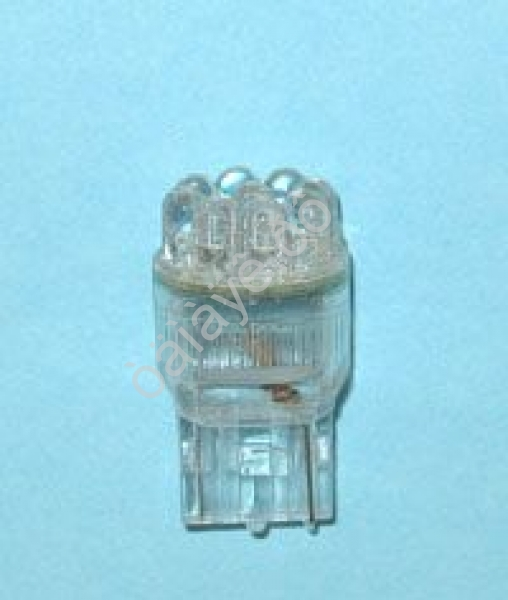 Светодиод 12V T20 9LEDW3x16D WHITE "Маяк"