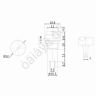Кнопка 250v 1A(2c) ON-(OFF) без фиксации зелёная/10 Кнопка 250v 1A(2c) ON-(OFF) без фиксации зелёная/10