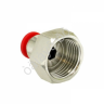 Фитинг цанговый прямой PU 1/2 х 8 mm внутр. резьба