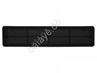 Рамка  под номер силикон черная 1/40