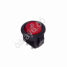 Переключатель круглый 250V 3А (2с) ON-OFF красный Micro (RWB-105, SC-214) REXANT Переключатель круглый 250V 3А (2с) ON-OFF красный Micro (RWB-105, SC-214) REXANT